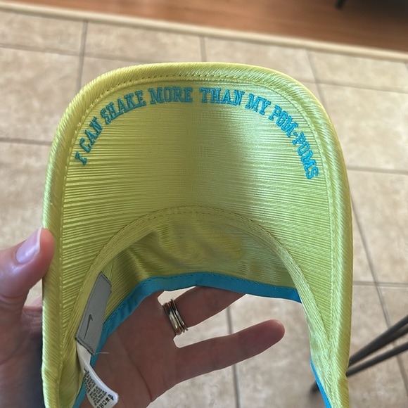 Nike Cheer Kids Visor - Blue and Yellow - Picture 2 of 6